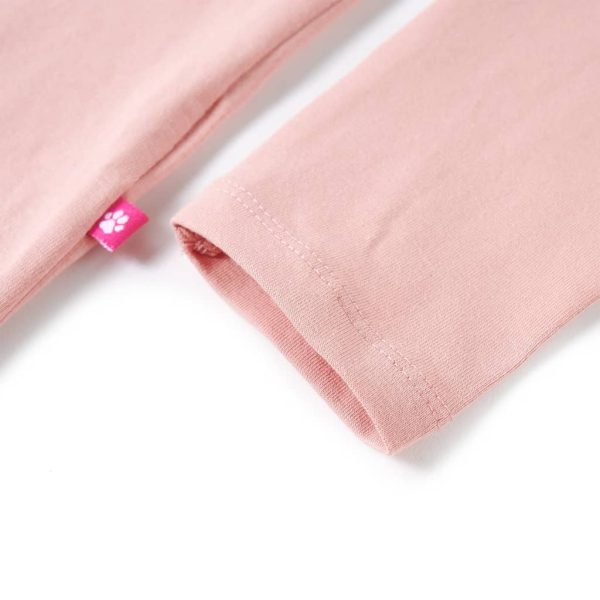 T-shirt de manga comprida para criança rosa-claro 92 - Image 6