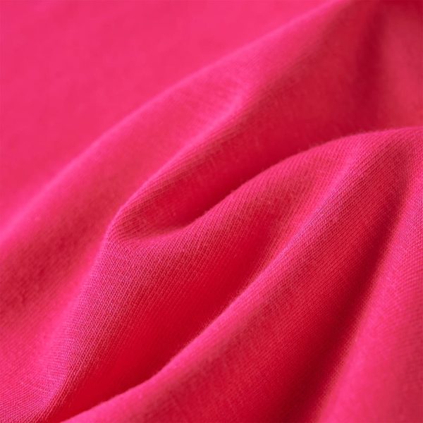T-shirt de manga comprida para criança rosa-choque 116 - Image 7