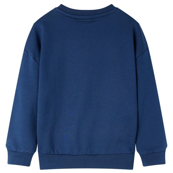 Sweatshirt para criança azul-marinho 104 - Image 2