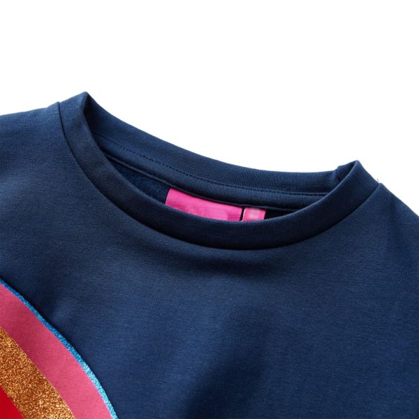 Sweatshirt para criança azul-marinho 140 - Image 3