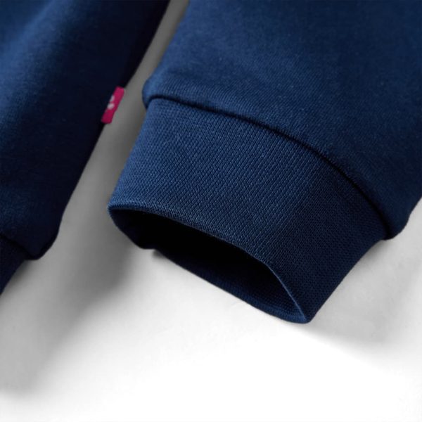 Sweatshirt para criança azul-marinho 140 - Image 6