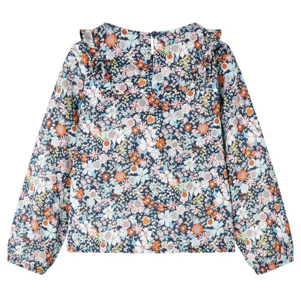 Camisola manga comprida para criança azul-escuro 92 - Image 2