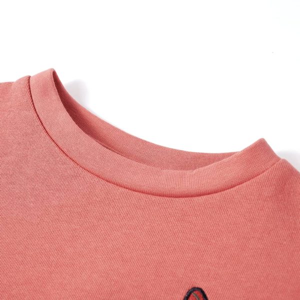 Sweatshirt para criança bloco de cor rosa 92 - Image 3