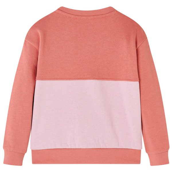 Sweatshirt para criança bloco de cor rosa 116 - Image 2