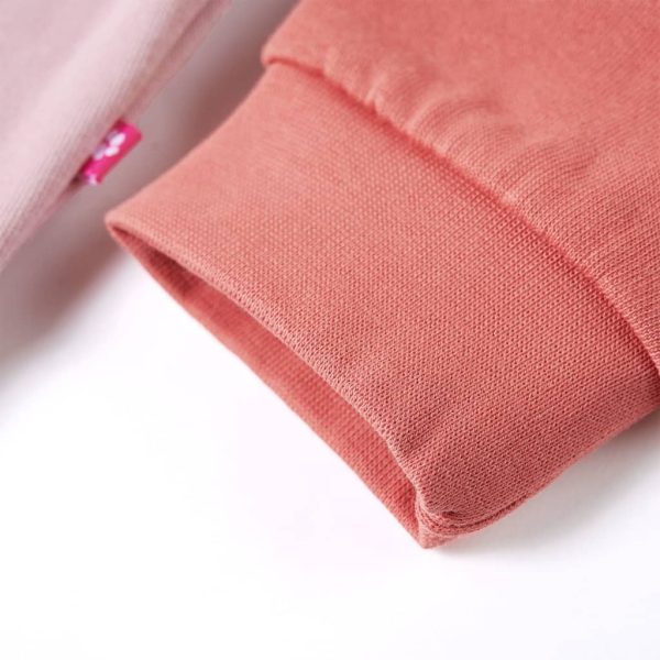 Sweatshirt para criança bloco de cor rosa 116 - Image 5