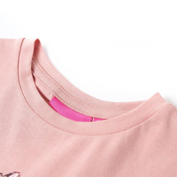 T-shirt de manga comprida para criança rosa 128 - Image 3