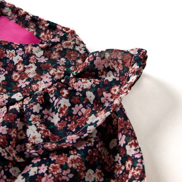 Camisola manga comprida para criança rosa-escuro 104 - Image 4
