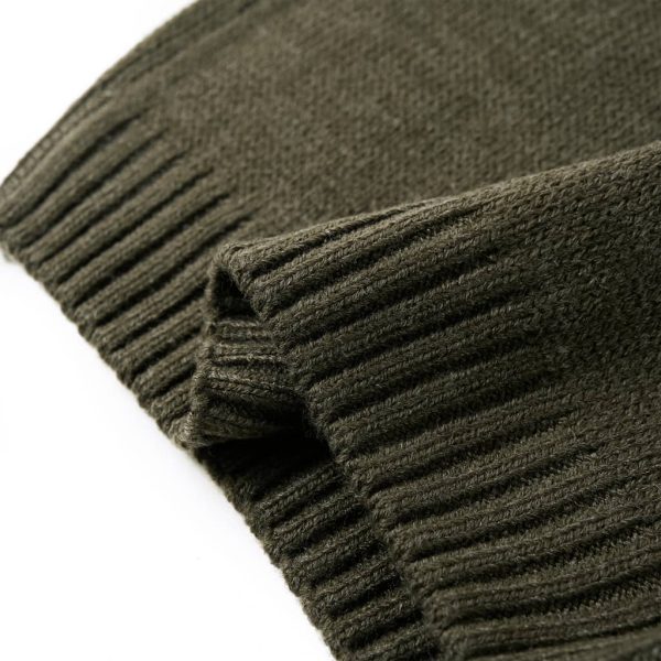 Camisola de malha para criança cor caqui 92 - Image 6