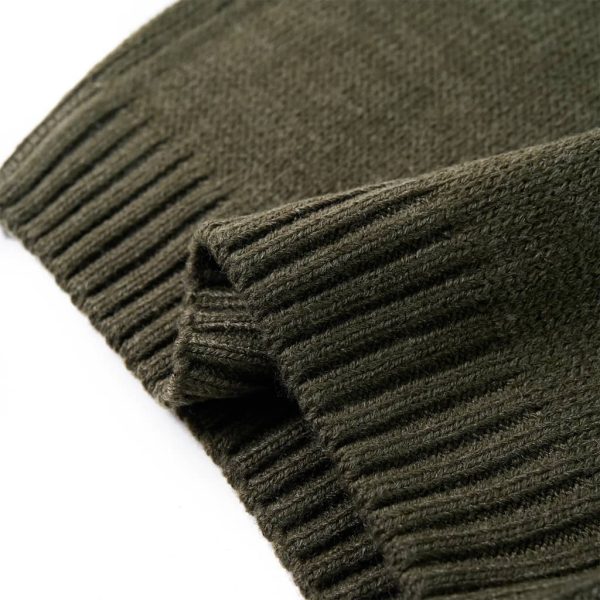 Camisola de malha para criança cor caqui 116 - Image 6
