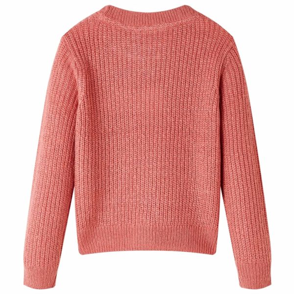 Camisola de malha para criança rosa-médio 128 - Image 2