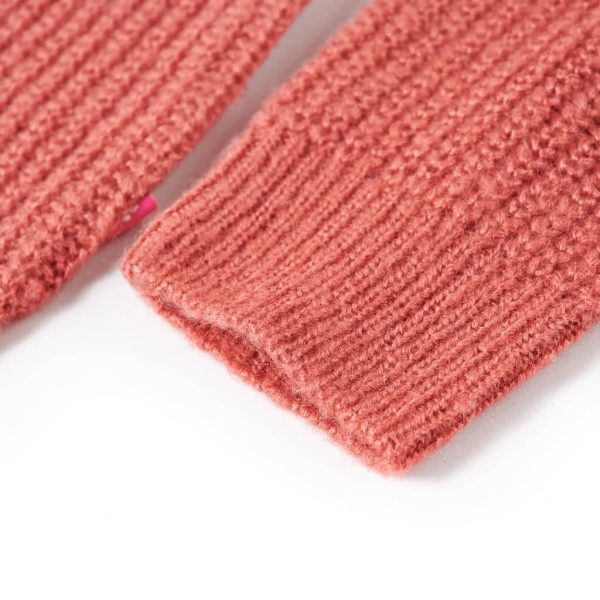 Camisola de malha para criança rosa-médio 140 - Image 5