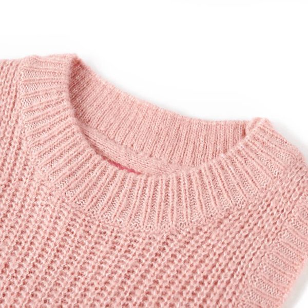 Colete de malha para criança rosa-claro 116 - Image 3