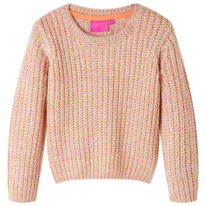 Camisola de malha para criança rosa-suave 104