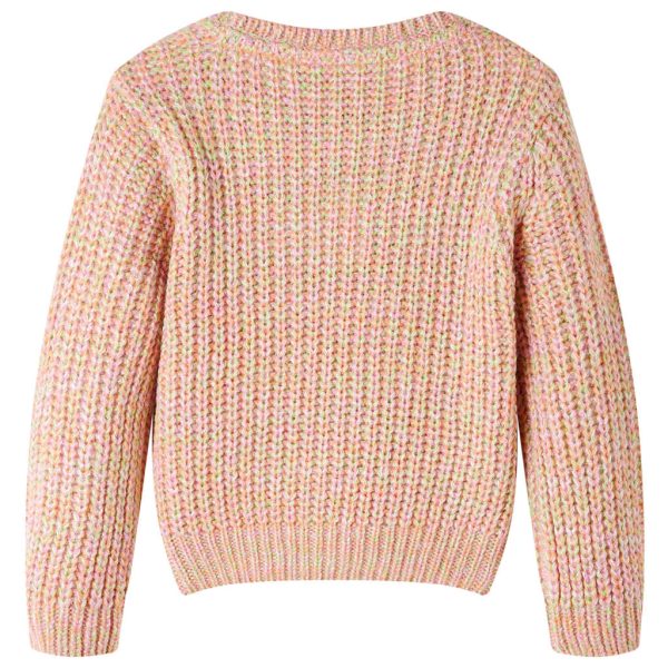Camisola de malha para criança rosa-suave 104 - Image 2