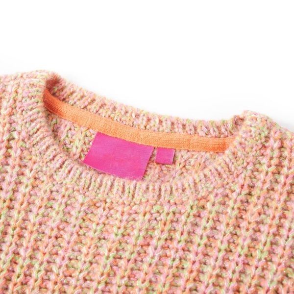 Camisola de malha para criança rosa-suave 104 - Image 3