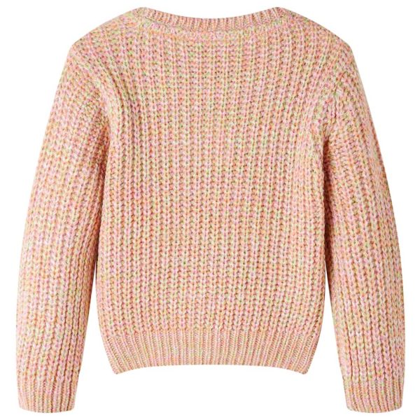 Camisola de malha para criança rosa-suave 128 - Image 2