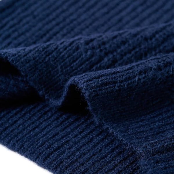 Camisola de malha para criança azul-marinho 128 - Image 6