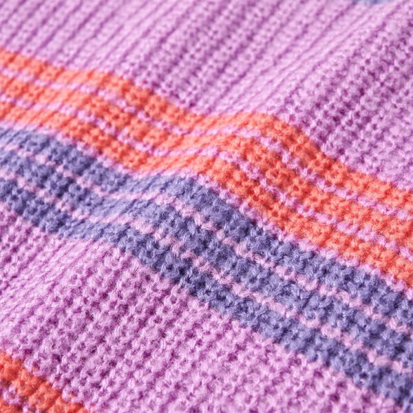 Camisola de malha para criança riscas lilás e rosa 92 - Image 4