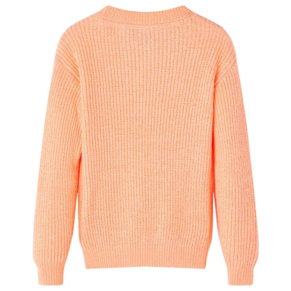 Camisola de malha para criança laranja brilhante 116 - Image 2