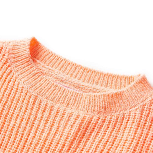 Camisola de malha para criança laranja brilhante 116 - Image 3