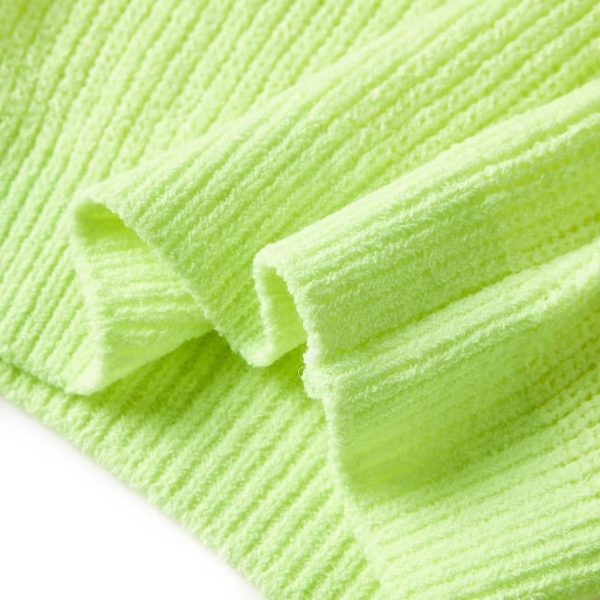 Camisola de malha para criança amarelo-néon 140 - Image 6