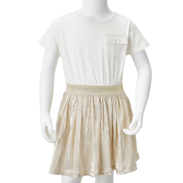 Vestido de manga curta para criança cor cru 92 - Image 8