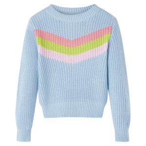 Camisola de malha para criança azul 104
