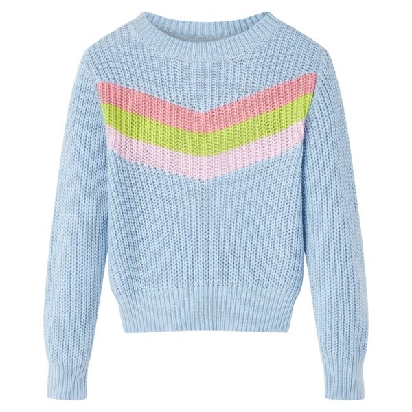 Camisola de malha para criança azul 104
