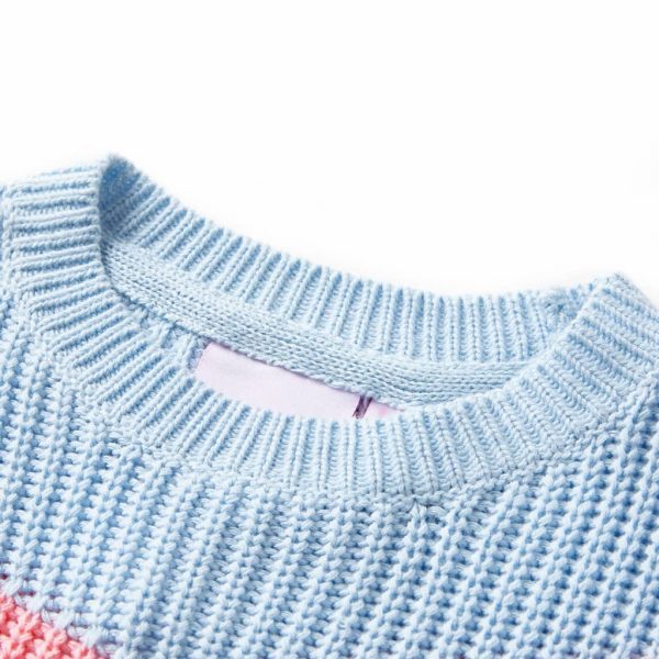 Camisola de malha para criança azul 128 - Image 3