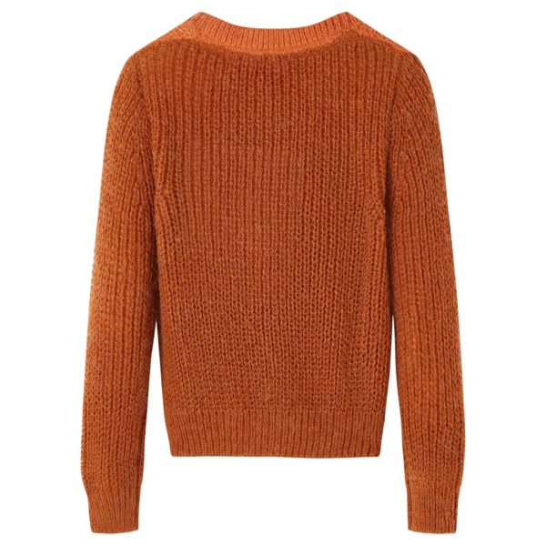 Camisola de malha para criança cor conhaque 92 - Image 2