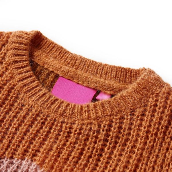 Camisola de malha para criança cor conhaque 92 - Image 3