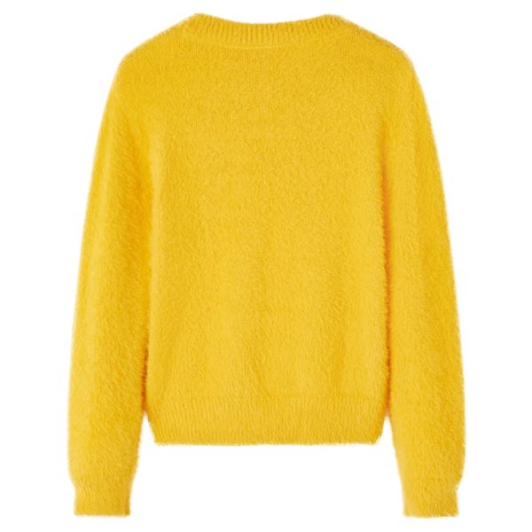Camisola de malha para criança cor ocre-escuro 104 - Image 2
