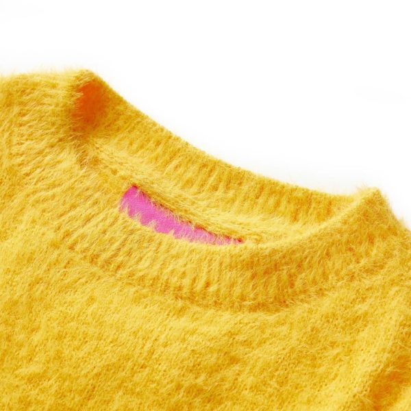 Camisola de malha para criança cor ocre-escuro 104 - Image 3