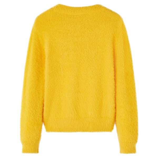 Camisola de malha para criança cor ocre-escuro 128 - Image 2