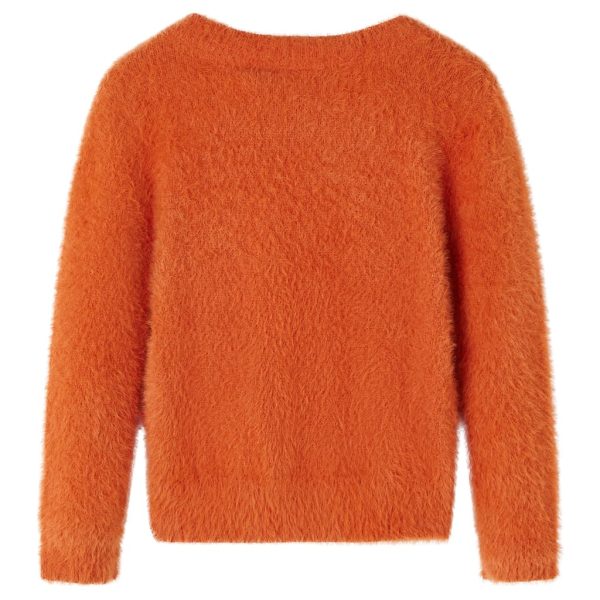 Camisola de malha para criança laranja-queimado 104 - Image 2