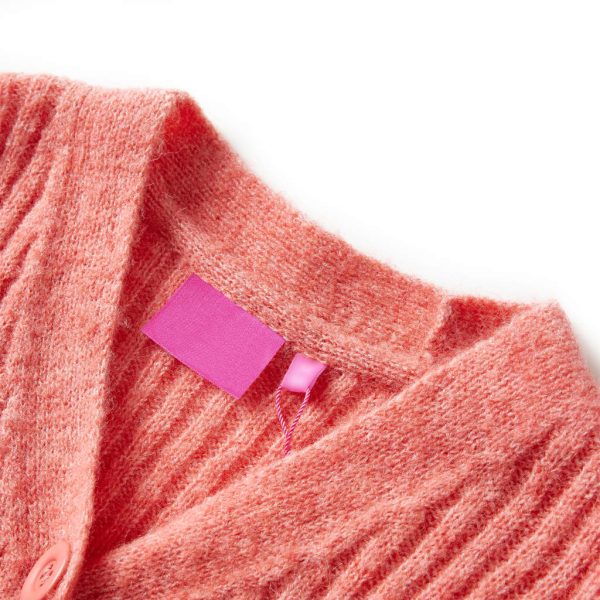 Casaco de malha para criança rosa-médio 116 - Image 3