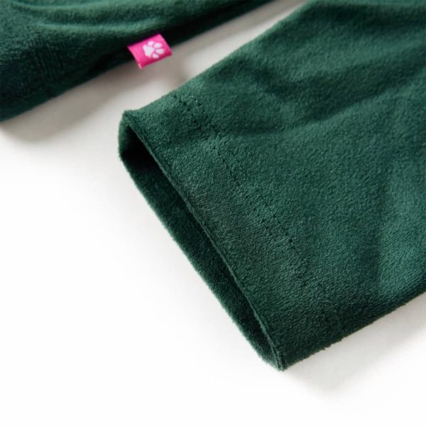 Blusa para criança com folhos verde-escuro 116 - Image 6