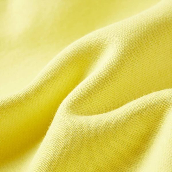 Sweatshirt para criança com capuz e fecho amarelo-claro 128 - Image 7
