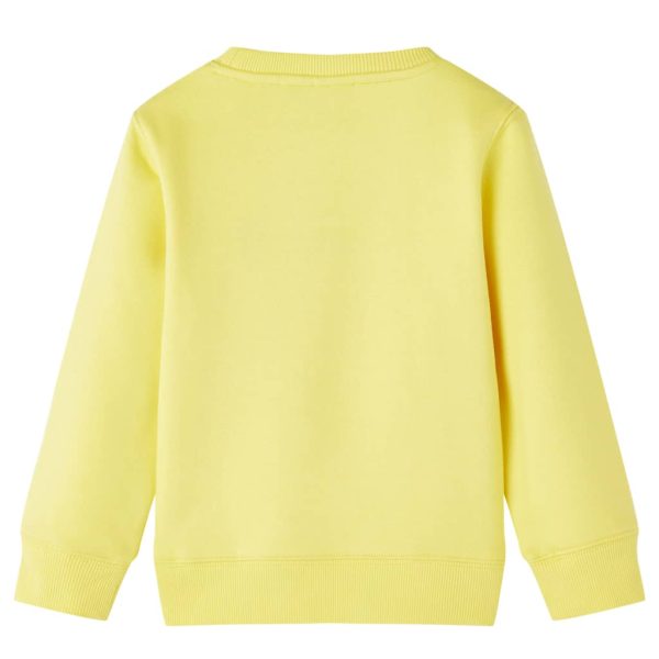 Sweatshirt para criança amarelo-claro 104 - Image 2