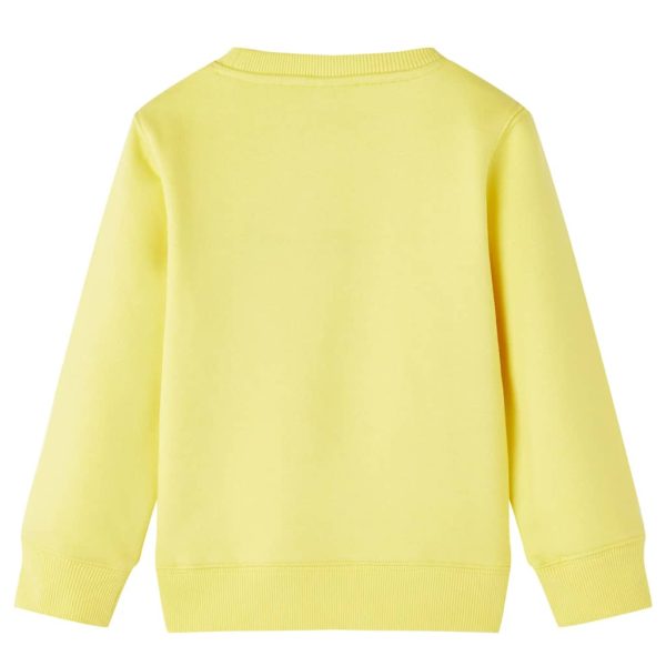 Sweatshirt para criança amarelo-claro 128 - Image 2
