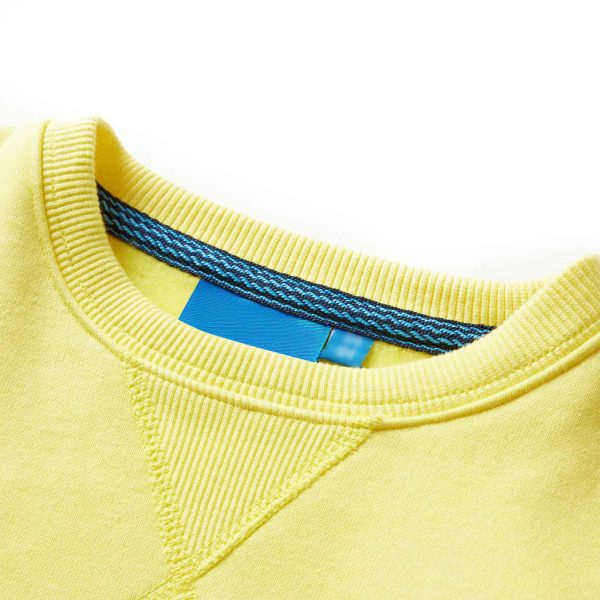 Sweatshirt para criança amarelo-claro 128 - Image 3