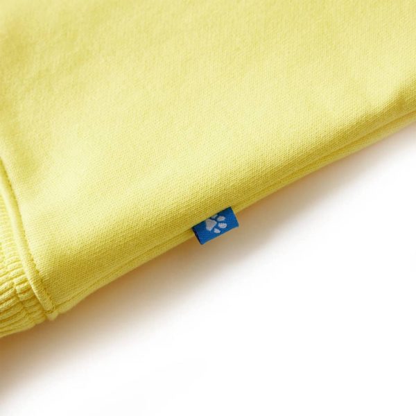 Sweatshirt para criança amarelo-claro 128 - Image 4