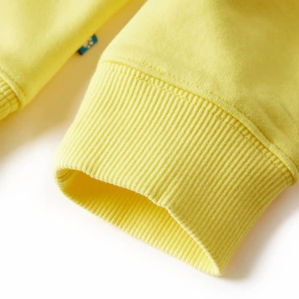 Sweatshirt para criança amarelo-claro 128 - Image 5