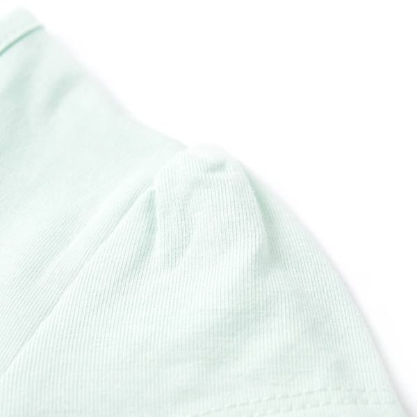 T-shirt infantil menta-claro 92 - Image 5