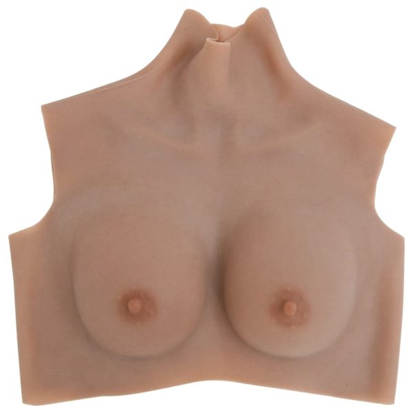 Peitoral de silicone bronzeado copa B - Image 2
