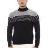 Alpha Studio Sweater AU123H_9001NEROGRIGIO_D