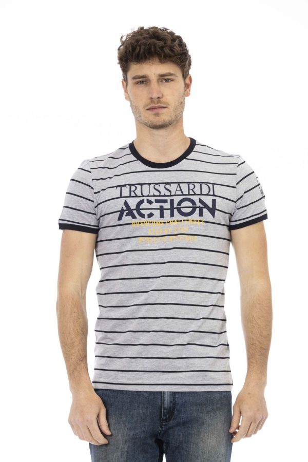 Trussardi Action Camiseta 2AT24_R_13Grey-Navy