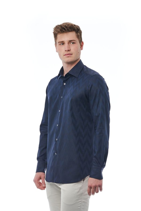 Bagutta Camisas 050_AL56936_850Navy - Image 3