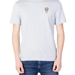 Blauer T-Shirt Homem - 348831