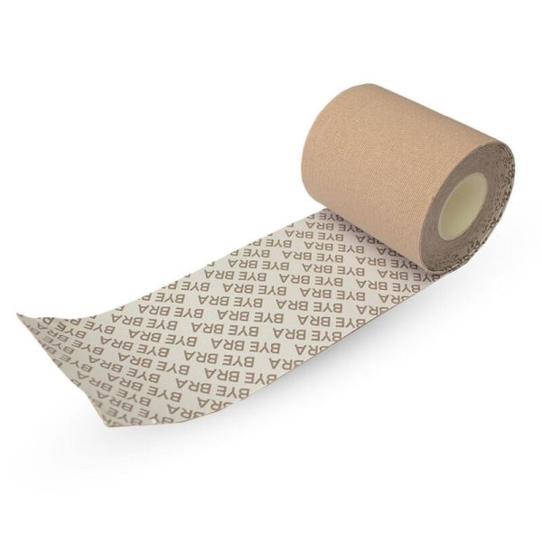 BYE BRA BODY TAPE 5M X 6,5 CM + 3 PARES DE CAPAS DE BICO DE SATIN - Imagen 2